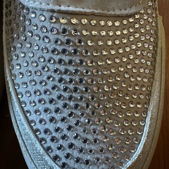 Silver Rhinestone shoes size 38 7 NWT - Picture 6 of 6